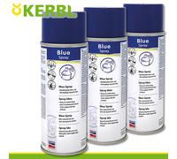 Kerbl 3x 400ml Spray Blu Trattamento Pelle per Vacche Cavalli Cicatrici