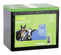 Kerbl 442082 Titan Alkaline - Batteria a secco, 9 V, 170 Ah