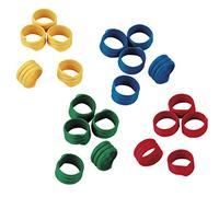 KERBL 72317 - Anelli in plastica - Multicolore - 20 mm - Confezione da 100