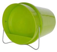 Kerbl 73135 - Pattumiera per pollame con maniglia, 6 l