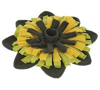 Kerbl 80747 Sunflower - Tappeto con fiocchi, diametro: 40 cm, 0,118 kg, colore: Giallo/Verde