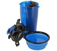 Kerbl 80845 Set da Viaggio per Cani - Contenitore per Cibo e Acqua, 2 X 350 ml