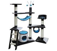 Kerbl 81505 - Tiragraffi Creativ, Altezza 150 cm, Antracite/Blu/Bianco