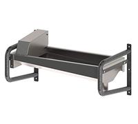 Kerbl - Abbeveratoio in acciaio INOX, 190 cm, con supporto da parete