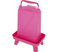 Kerbl Abbeveratoio Rettangolare per Pollame, Rosa - 5,5 L