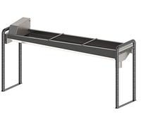 Kerbl - Abbeveratoio riscaldabile in acciaio INOX, 100 cm, con base