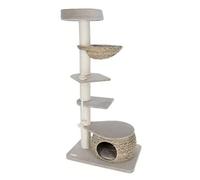 Kerbl - Albero per Gatti a Forma di Banana, 70 x 50 x 160 cm, Colore: Beige/Marrone