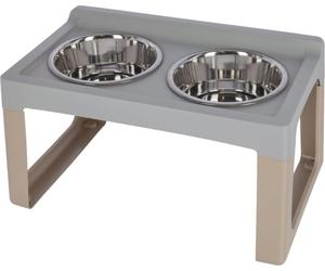Kerbl Alzaciotole Lifter, Grigio/Tortora - 2 x 1000 ml