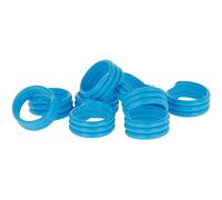 Kerbl Anello identificativo a tripla spirale per pollame in plastica per pollame 16 mm blu