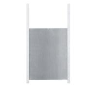 Kerbl Porta scorrevole per pollo 300 x 400 mm in alluminio
