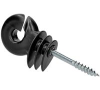 Kerbl Big 44327 - Isolatore ad anelli con supporto corto, colore: Nero