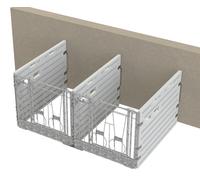 Kerbl Box per vitelli modulare a parete Box doppio