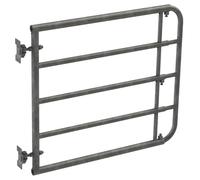 Kerbl Cancello da pascolo regol., 90 cm 1-1,7 m zincato, Incluso Kit per Montaggio Standard