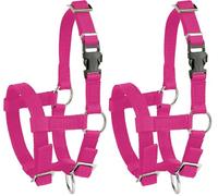Kerbl Cavezza Alpaca Regolabile, Pink, 20 mm PP (Confezione da 2)