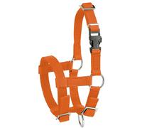 Kerbl Cavezza per Alpaca, con Chiusura a Clip, Arancione, Taglia Universale, Regolabile, Materiale Morbido, Lavabile