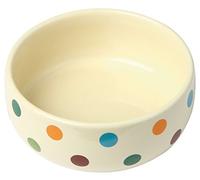 Kerbl, Ciotola del Cane in Ceramica, con Pois, da 300 ml, Set di 2 Pezzi