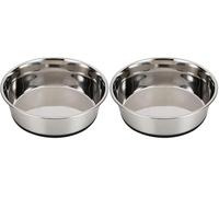 Kerbl, Ciotola in Acciaio Inossidabile, da 2800 ml (Confezione da 2)