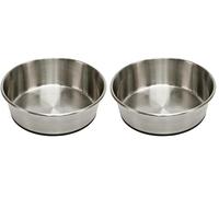 Kerbl Ciotola in Acciaio Inox, 1600 ml (Confezione da 2)