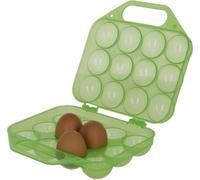 Kerbl Contenitore in Plastica per 12 Uova - Verde - 1 pz.