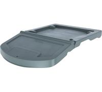 Kerbl Coperchio impilabile singolarmente per mangiatoia - 40/60 Litri (Dimensioni 58,2 x 39 x 4 cm, Peso 0,22 kg, Grigio, plastica) 3210254