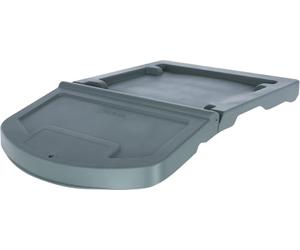 Kerbl Coperchio impilabile singolarmente per mangiatoia - 40/60 Litri (Dimensioni 58,2 x 39 x 4 cm, Peso 0,22 kg, Grigio, plastica) 3210254