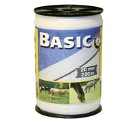 Kerbl Corral TR CRL0505 Basic Fencing Tape White 20 mm x 200 m