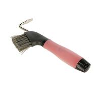 Kerbl Covalliero 3297626 - Raschietto per zoccoli con manico in gel e spazzola, 100 pezzi, colore: Rosso/Nero