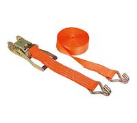 Kerbl Cravatta a cricchetto, due parti, 50 mm x 8 m, 2000 kg/4000 kg, arancione