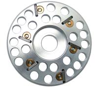 Kerbl Disco per zoccoli 6-Cut, 6 lame Base in alluminio / lama sostituibile