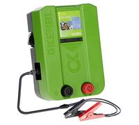 Kerbl Dispositivo per recinzioni Titan Duo 3000 (per recinzioni corte, dispositivo DUO da 12/230 Volt ad alta potenza di uscita, dispositivo per recinzioni per cavalli/pascoli) 392513