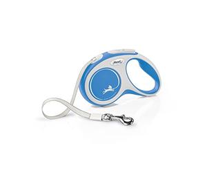 Kerbl Flexi Guinzaglio New Comfort per cani fino a 15 kg, colore blu