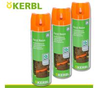 Kerbl Foresta Neon 3 x 500 ML Spray di Contrassegno Orange Albero Markierung