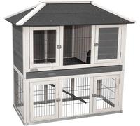 Conigliera per conigli Kerbl Pet Villa - L 118 x L 68 x A 118 cm