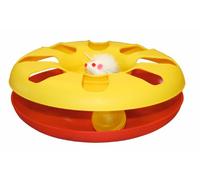 Kerbl Gatto Giocattolo Kitty Roundabout, 24 cm, Colori Assortiti