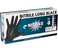 Kerbl Guanti in nitrile Long black 300 mm, 50 pezzi, taglia XL