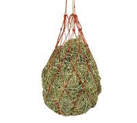 Kerbl Heunetz Heuraufe Heusack - Rete per mangimi, 10 x 10 cm, Colore: Rosso