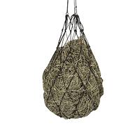 Kerbl Heunetz Heuraufe - Rete da lavoro Heusack, 10 x 10 cm, colore: Nero