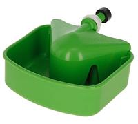 Kerbl Hobbyfarming Abbeveratoio universale per pollame, abbeveratoio per polli, plastica, 15x7x11 cm, sistema di abbeveraggio auto-riempibile, compatibile con secchi e contenitori per l'acqua