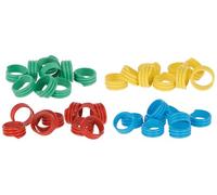 Kerbl Hobbyfarming Anelli a Spirale, 10 mm, Misti Plastica, 100 Pezzi