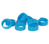 Kerbl Hobbyfarming Anello a Spirale 12 mm, Blu Plastica, 100 Pezzi