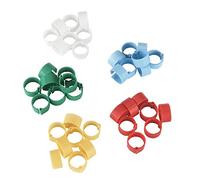 Kerbl Hobbyfarming Clip in plastica, 16 mm, Colori Ass., Blister 5X 2 pz.