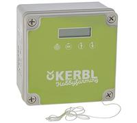Kerbl Hobbyfarming Controllo automatico per porta per pollaio, Controllo sportello per pollaio, Plastica, con sensore di luce, 3 anni di garanzia