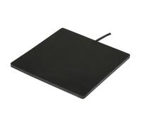 Kerbl Piastra riscaldante in Gomma 24 x 24 x 0,7 cm (per Piccoli Animali e abbeveratoio da pollame, 24 V, Robusta e Resistente alle intemperie, Cavo 2 m) 70239, 1 Pezzo (Confezione da 1)