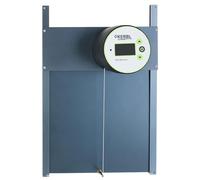 Kerbl Hobbyfarming Porta automatica per polli Duo Pro Plus, sportello per polli, plastica/alluminio, 47x32,5cm, controllo della luce diurna e dell'ora, autobloccante