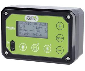 Kerbl Hobbyfarming SmartCoop Controllo, Controllo sportello per pollaio, Polli, Resistente agli Urti, Antipolvere, Prodotto in Germania