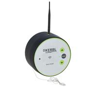 Kerbl Hobbyfarming Steuerung Duo Smart, sportello per polli, Grigio/Verde, Controllo della Luce Diurna e dell'ora, Comando Tramite App