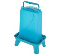 Kerbl Mangiatoia automatica rettangolare per pollame in plastica con piedini 3,5 l blu