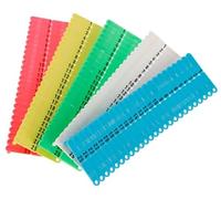 Kerbl Marchi Auricolari TwinTag, 35 x 10 mm, in Rilievo su Un Lato, Marchio Auricolare Speciale per maialini, Pecore e agnelli, Disponibile in Diversi Colori, Confezione da 50 Pezzi.