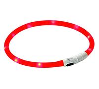 Kerbl Maxi Safe Led Collar, 55 cm, Red