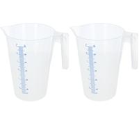 Kerbl Misurino 3ltr. plastica con scala graduata, impilabile (Confezione da 2)